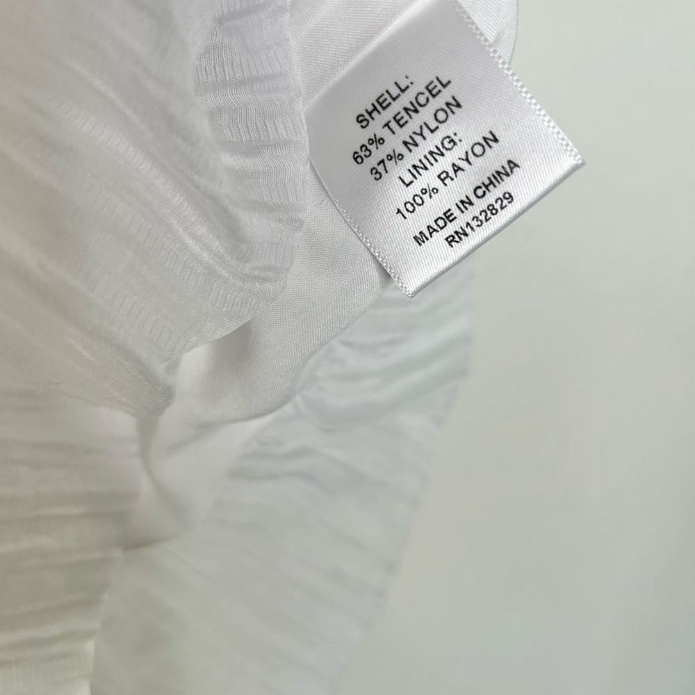 Lovers + Friends Crisp White Puff Sleeve Blouse - Picture 8 of 13